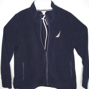 Womens XL Nautica Full Zip Fleece Jacket